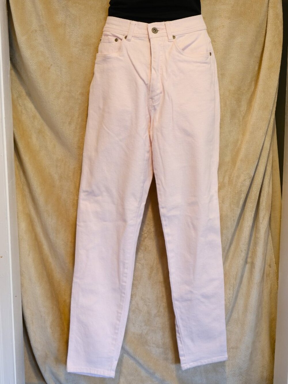 Vintage Bill Blass Pale Pink Jeans | Size 4 | Feminine 90s Denim